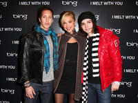 Joe Reegan, Arielle Kebbel and August Emerson at the after party and Official Cast Dinner of "I Melt With You."