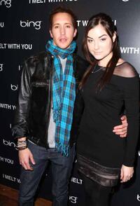 Joe Reegan and Sasha Grey at the Bing Presents the "I Melt With You" Official Cast Dinner and After-Party.