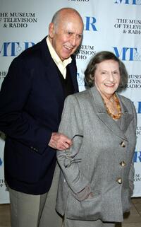 Director Carl Reiner and his wife Estelle Reiner at the LA premiere Screening of "What Makes Sammy Run."