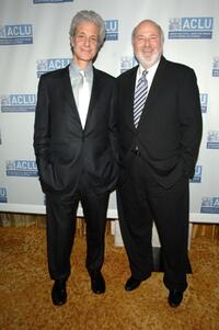 Rob Reiner and Rick Nicita at the ACLU of Southern California annual Bill of Rights Dinner.