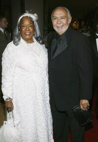 Della Reese and Franklin Lett at the fund raiser for the Ray Charles Performing Arts Center.