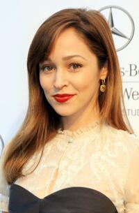 Autumn Reeser at the Mercedes Benz Fashion Week.