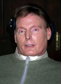 Christopher Reeve is honored during the official dedication of the "Michael Ciravolo Jr. Wheelchair Suite".