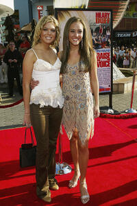 Carly Reeves and Lauren C. Mayhew at the red carpet of the California premiere of "Raise Your Voice."