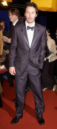 Keanu Reeves at the official aftershow party following the Orange British Academy Film Awards 2005.