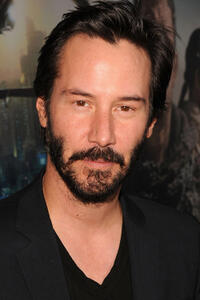 Keanu Reeves at the premiere of "Cloud Atlas" in Hollywood.