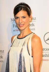 Perrey Reeves at the Mercedes Benz Fashion Week.