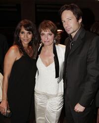 Halle Berry, Susanne Bier and David Duchovny at the after party of the premiere of "Things We Lost In The Fire."