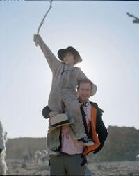 Max Records and director Spike Jonze on the set of "Where the Wild Things Are."