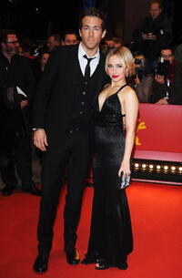 Ryan Reynolds and Hayden Panettiere at the premiere of "Fireflies In The Garden" during the 58th Berlinale Film Festival. 