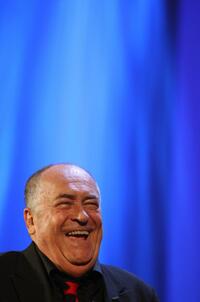 Bernardo Bertolucci as he receives a special award during the 64th Venice International Film Festival.