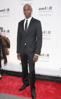 Lance Reddick at the amfAR New York Gala.