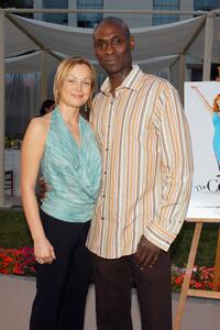 Lance Reddick at the premiere of "The Comeback."