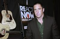 Trent Reznor at the "ReAct Now: Music & Relief" benefit concert.