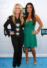 Kim Richards and Kyle Richards at the Bravo Media's 2011 Upfront Presentation in California.
