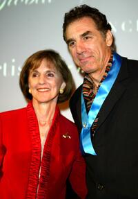 Gillian Sorensen and Michael Richards at the Global Vision for Peace launch of Artists for the United Nations.