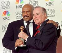 Ving Rhames and Jack Lemmon at the Golden Globe Award.