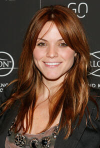 Lauren Bittner at the New York premiere of "Never Let Me Go."