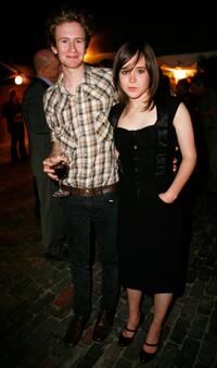 Mark Rendall and Ellen Page at the Fox Searchlight party during the Toronto International Film Festival 2007.