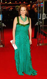 Miranda Richardson at the world premiere of "Phantom Of The Opera".