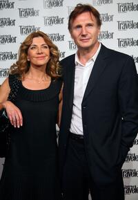 Natasha Richardson and Liam Neeson at the Conde Nast Traveler Readers' Choice Awards.