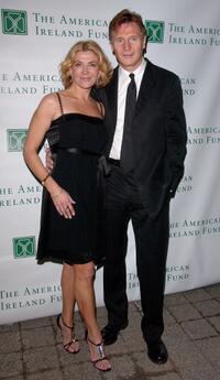 Natasha Richardson and Liam Neeson at the American Ireland Fund's 33rd Annual New York Gala Fundraiser.