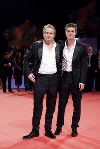 Jeremie Renier and Yannick Renier at the premiere of "Nu Propriete" during the 63rd Venice Film Festival.