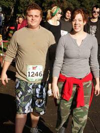 Patrick Renna and Lynsey Bartilson at the Team Against Drugs presents "The 6th Annual Say No To Drugs Race."