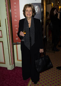 Anne Reid at the Royal Portraits Exhibition in England.