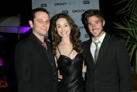 Matthew Rhys, Emmy Rossum and Dave Annable at the DKNY Men VIP Dinner and After Party for the 2008 GQ Luxe Lounge.