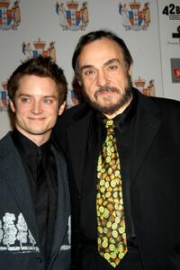 Elijah Wood and John Rhys-Davies at the Third Annual Celebration of New Zealand Filmmaking and Creative Talent Dinner.