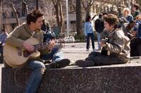Jonathan Rhys Meyers and Freddie Highmore in "August Rush."