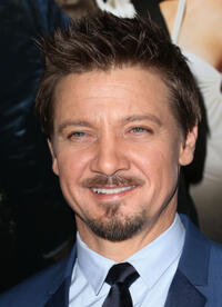 Jeremy Renner at the Los Angeles premiere of "American Hustle."