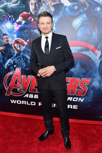 Jeremy Renner at the California world premiere of "Avengers: Age of Ultron."