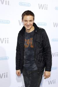 Jeremy Renner at the launch party for the Nintendo "Wii" game console.