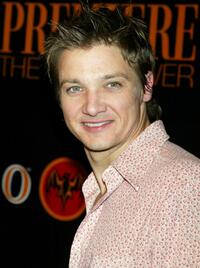 Jeremy Renner at the premiere magazine's "The New Power" celebrating Hollywood power players under 35.