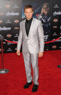 Jeremy Renner at the California premiere of "Marvel's The Avengers."