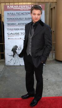 Jeremy Renner at the California premiere of "The Hurt Locker."