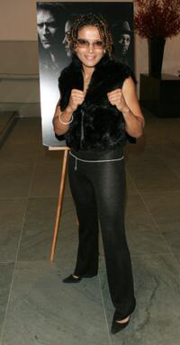 Lucia Rijker at the special screening of "Million Dollar Baby."