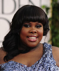 Amber Riley at the 68th annual Golden Globe awards in California.