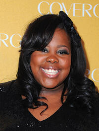 Amber Riley at the Covergirl Cosmetic's 50th Anniversary party in California.