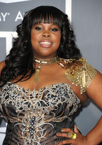 Amber Riley at the 53rd Annual GRAMMY Awards in California.