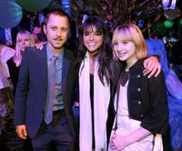 Giovanni Ribisi, Michelle Rodriguez and Lucia Ribisi at the after party of the California premiere of "Avatar."