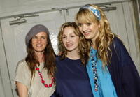 Juliette Lewis, Marissa Ribisi and Sophia Coloma at the Whitley Kros Fall 2008 fashion show during the Mercedes Benz Fashion Week.