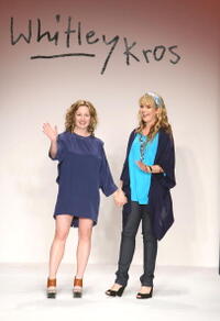 Marissa Ribisi and Sophia Coloma at the Whitley Kros Fall 2008 fashion show during the Mercedes Benz Fashion Week.