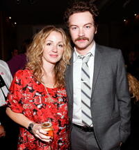 Marissa Ribisi and Danny Masterson at the Whitley Kros Spring 2009 fashion show during the Mercedes Benz Fashion Week.