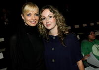 Jaime Pressly and Marissa Ribisi at the Whitley Kros Spring 2008 fashion show during the Mercedes Benz Fashion Week.