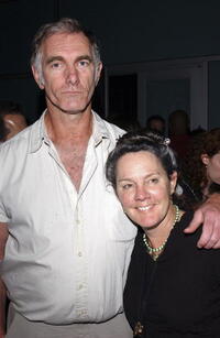 Director John Sayles and Maggie Renzi at the after party of the premiere of "Silver City."