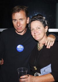 Tim Roth and Maggie Renzi at the after party of the premiere of "Silver City."