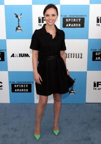 Christina Ricci at the 22nd Annual Film Independent Spirit Awards held at Santa Monica Beach.